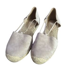Eileen Fisher Espadrille Flat tan suede women’s size 8.5 casual shoes